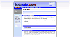 Desktop Screenshot of isokaato.com