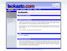Tablet Screenshot of isokaato.com